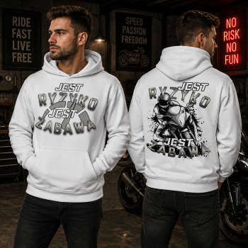 BLUZA Z KAPTUREM M8 JEST RYZYKO